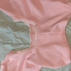 pink boho 70s style crop